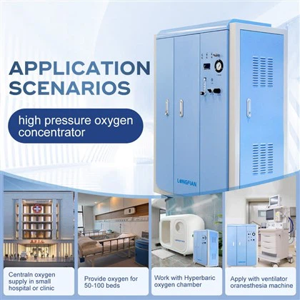 Sistem de răcire inovator de înaltă presiune 0. 4MPA 20L Echipament de spital pentru generatoare de oxigen de înaltă presiune